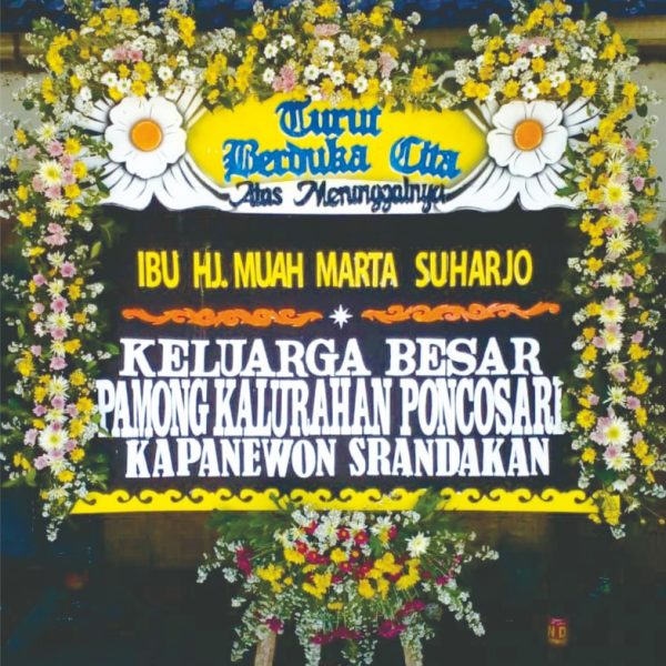 Jual Bunga Papan Bantul Duka Cita KODE : DC9